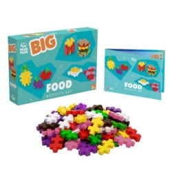 Learn To Build BIG - Food | Plus-Plus(Learn To Build Big Food Plus Plus) -Curious Bear Toys Store 03993 BIG Activity Food 2