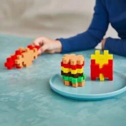 Learn To Build BIG - Food | Plus-Plus(Learn To Build Big Food Plus Plus) -Curious Bear Toys Store 03993 BIG Activity Food Lifestyle 1