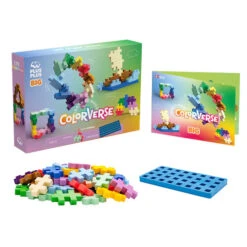 Learn To Build BIG - Colorverse | Plus-Plus(Learn To Build Big Colorverse Plus Plus) -Curious Bear Toys Store 03998 BIG Colorverse Box Spill LoRes 241009 RS