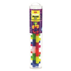 BIG Tube 15pc Neon Mix | Plus Plus(Big 15pc Neon Mix Tube)
