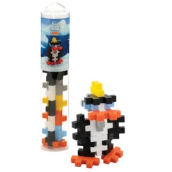 BIG 15pc Tube - Penguin | Plus-Plus(Big 15pc Tube Penguin Plus Plus)
