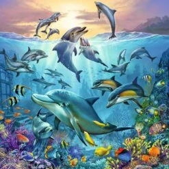 Ocean Life 3x49 Pc Puzzle | Ravensburger(Ocean Life Puzzle) -Curious Bear Toys Store 05149 3