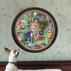 Collecting Nature 500 Piece Round Puzzle | EeBoo(Collecting Nature 500 Piece Round Puzzle Eeboo) -Curious Bear Toys Store 0c047050d78eeea6ef5aaf222048cbb6315d22a9a810b7e0e81f55f71b9ae054