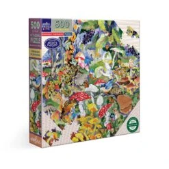 Poisonous Mushrooms 500 Piece Octagon Puzzle | EeBoo(Poisonous Mushrooms 500 Piece Octagon Puzzle Eeboo)
