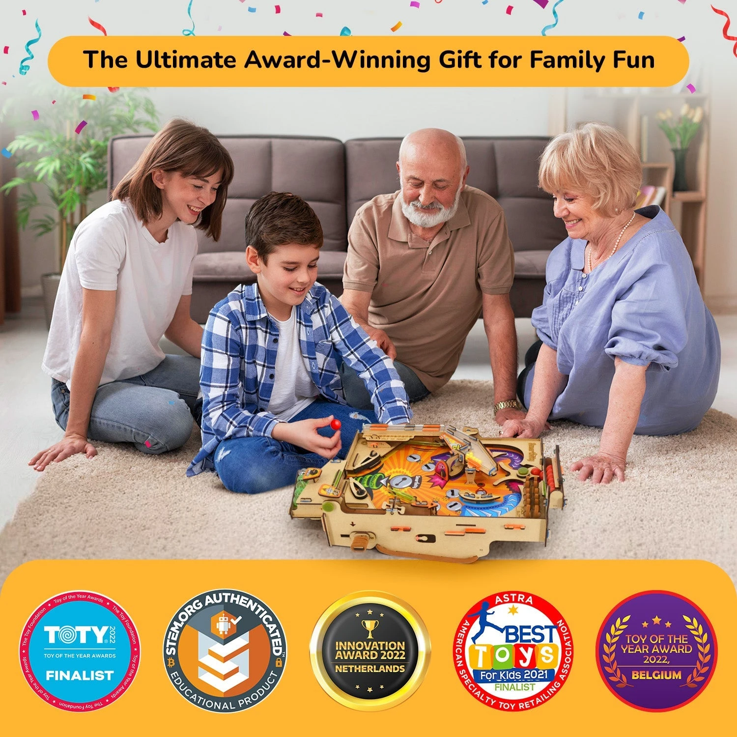 Pinball Machine STEAM Kit | Smartivity Labs(Pinball Machine Steam Kit Smartivity Labs) 5 Pinball Machine STEAM Kit | Smartivity Labs(Pinball Machine Steam Kit Smartivity Labs) - Image 5