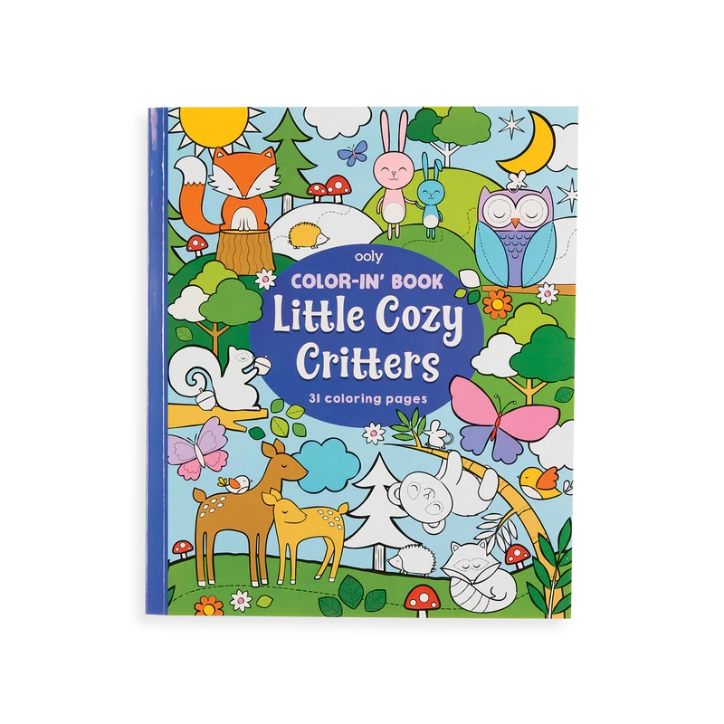 Color'In Book: Little Cozy Critters | OOLY(Little Cozy Critters Coloring Book) 1 Color'In Book: Little Cozy Critters | OOLY(Little Cozy Critters Coloring Book)
