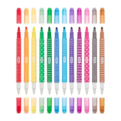 Make No Mistake! Erasable Markers - Set Of 12 | OOLY(Make No Mistake Erasable Markers Set Of 12) -Curious Bear Toys Store 130 046 Make No Mistake Erasable Markers O2 800x800 de762105 9d44 43d5 83bc 1a044db32102
