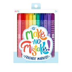 Make No Mistake! Erasable Markers - Set Of 12 | OOLY(Make No Mistake Erasable Markers Set Of 12)