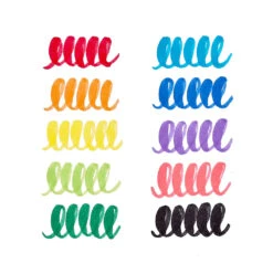 Big Bright Brush Markers - Set Of 10 | OOLY(Big Bright Brush Markers Ooly) -Curious Bear Toys Store 130 090 Big Bright Brush Markers S1