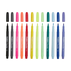 Fabric Doodlers Markers - Set Of 12 | OOLY(Fabric Doodlers Markers Set Of 12 Ooly) -Curious Bear Toys Store 130 102 Fabric Doodlers Markers O2