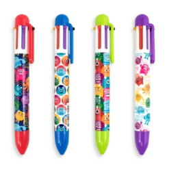 Monsters 6 Click Multicolor Pen | OOLY(Monsters 6 Click Multicolor Pen)