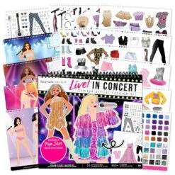 Live! In Concert Sticker Stylist | Fashion Angels(Live In Concert Sticker Stylist Fashion Angels) -Curious Bear Toys Store 13531 PKG HERO 1