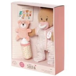 Love, Stella Sleepy Time Set - Beige Doll With Brown Tuft | Manhattan Toy(Love Stella Sleepy Time Set Beige Doll With Brown Tuft Manhattan Toy) 5 Love, Stella Sleepy Time Set - Beige Doll With Brown Tuft | Manhattan Toy(Love Stella Sleepy Time Set Beige Doll With Brown Tuft Manhattan Toy) -Curious Bear Toys Store 154300R1 Stella Sleepy Time Set Brown Pkg 1