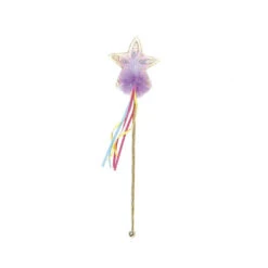 Glitter Rainbow Wand - Multi Gold | Great Pretenders(Glitter Rainbow Wand)