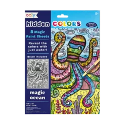 Hidden Colors Magic Paint Sheets - Magic Ocean | OOLY(Hidden Colors Magic Paint Sheets)