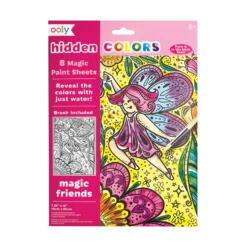 Hidden Colors Magic Paint Sheets - Magic Friends | OOLY(Hidden Colors Magic Paint Sheets Magic Friends)