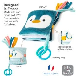 Soft Activity Book 2-in-1 - Ocean | Little Big Friends(Soft Activity Book 2 In 1 Ocean) -Curious Bear Toys Store 1ff10e66f6d01370eeb757a354352f87a8a66abb8e1790ab5cd9ff964605cdf5