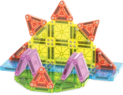 MicroMAGS 55-Piece Deluxe Travel Set | Magna-Tiles(Micromags 55 Piece Deluxe Travel Set Magna Tiles) -Curious Bear Toys Store 25MM TravelDLX Build11 1