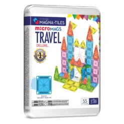MicroMAGS 55-Piece Deluxe Travel Set | Magna-Tiles(Micromags 55 Piece Deluxe Travel Set Magna Tiles)