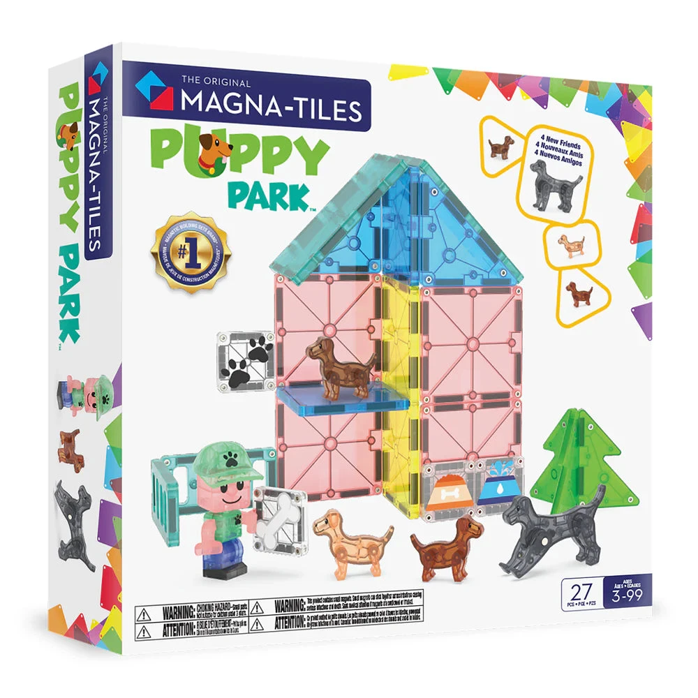 Puppy Park 27-Piece Set | Magna-Tiles(Puppy Park 27 Piece Set Magna Tiles) 1 Puppy Park 27-Piece Set | Magna-Tiles(Puppy Park 27 Piece Set Magna Tiles)