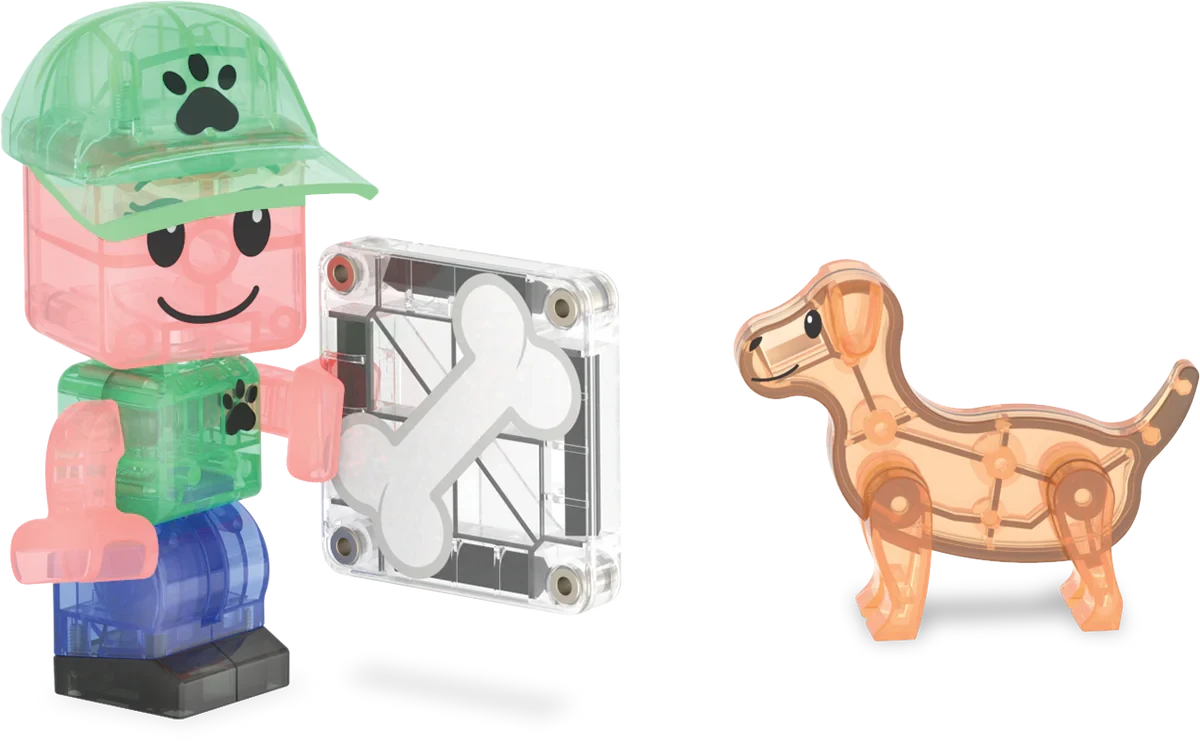 Puppy Park 27-Piece Set | Magna-Tiles(Puppy Park 27 Piece Set Magna Tiles) 4 Puppy Park 27-Piece Set | Magna-Tiles(Puppy Park 27 Piece Set Magna Tiles) - Image 4