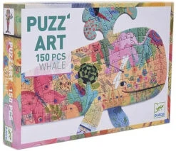 Puzz'Art - Whale - 150pcs | DJECO(Copy Of Puzzle Art Octopus 350pcs)