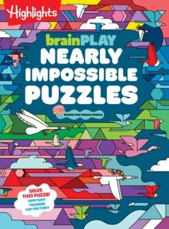 Penguin Random House Brainplay Nearly Impossible Puzzles | Highlights(Brainplay Nearly Impossible Puzzles Highlights)