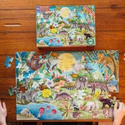 Love Of Nocturnal Life 100 Piece Puzzle | EeBoo(Love Of Nocturnal Life 100 Piece Puzzle Eeboo) -Curious Bear Toys Store 2b526cfea274650f81ac319f196d0d71c3fccc76e510f5450ec6fac9d414ade0