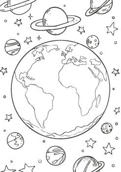 Space Race XXL Coloring Book | Nova Toys - LOCAL PICKUP ONLY(Space Race Xxl Coloring Book Nova Toys Local Pickup Only) -Curious Bear Toys Store 37303 3