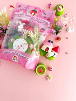 Bunny Berry Village KidDough Play Kit | Earth Grown KidDough(Bunny Berry Village Kiddough Play Kit Earthgrown Kiddough) -Curious Bear Toys Store 39ad1486c314890c64cf4fc3db4b503e12af9aa12fb2035944c62323015d1039