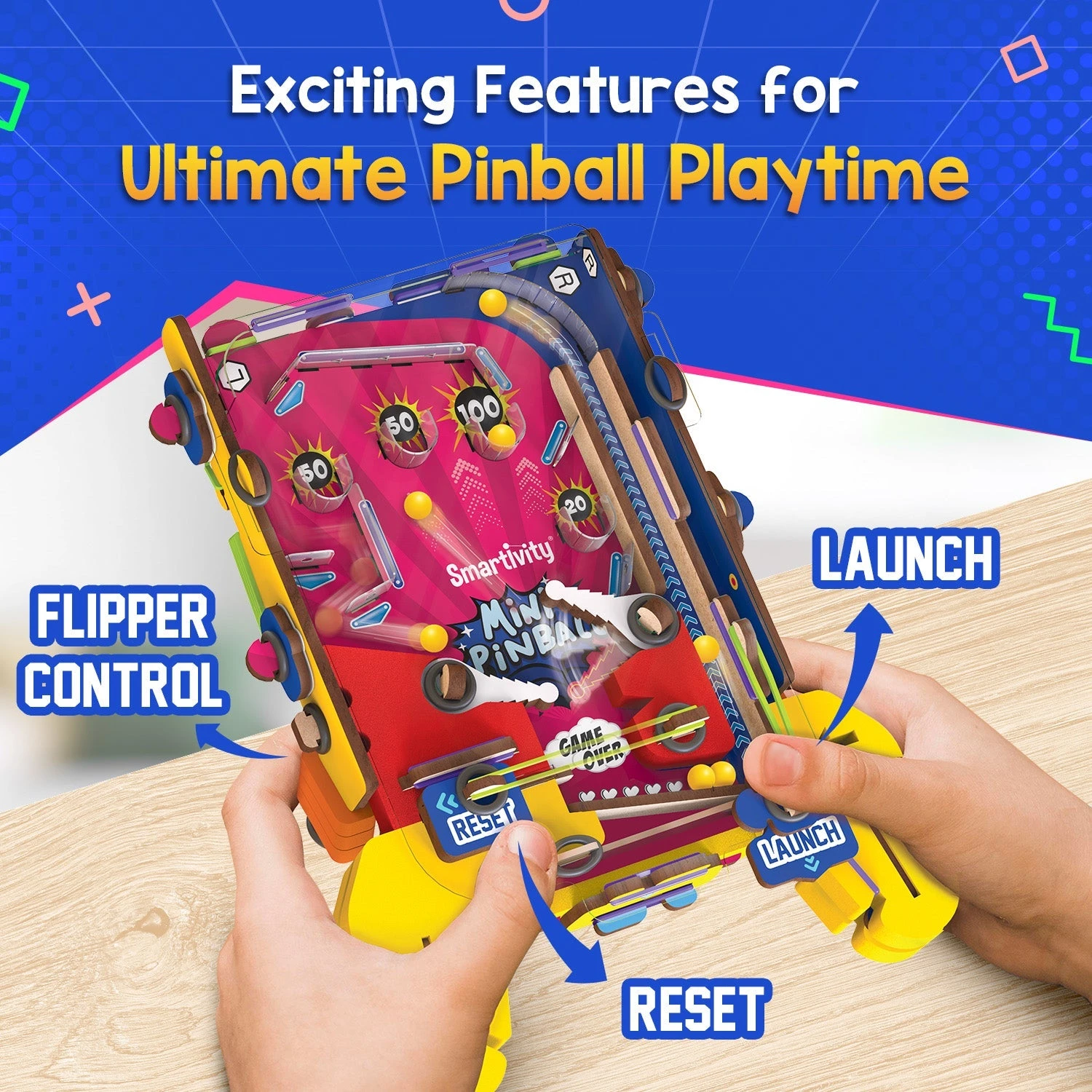 Mini Pinball DIY STEM Construction Toy | Smartivity Labs(Mini Pinball Diy Stem Construction Toy Smartivity Labs) 3 Mini Pinball DIY STEM Construction Toy | Smartivity Labs(Mini Pinball Diy Stem Construction Toy Smartivity Labs) - Image 3