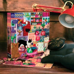 Pets In The Kitchen 1000 Sq Puzzle | EeBoo(Pets In The Kitchen 1000 Sq Puzzle Eeboo) -Curious Bear Toys Store 3a3dbe8aec2b059b094edaf9a360ebb696258f40894b8f88b3efcf5447bd8350
