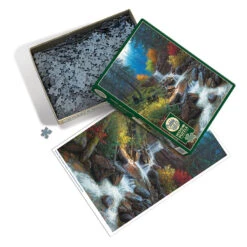 Mountain Cascade Puzzle - 1000 Pieces | Cobble Hill(Mountain Cascade 1000 Pieces Cobble Hill) -Curious Bear Toys Store 40193 mountain cascade layout1 rgb 900x900 03bdc45a eb24 4290 9409 4815512baadc