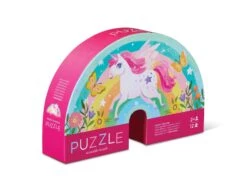 Sweet Unicorn - 12pc Mini Puzzle | Crocodile Creek(Unicorn 12pc Mini Puzzle Crocodile Creek)