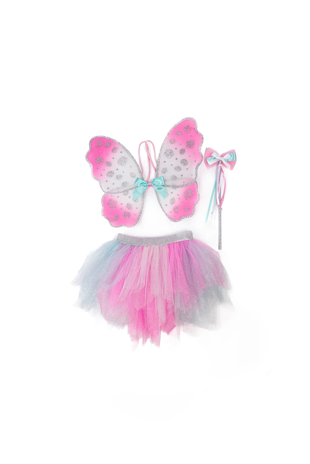 Think Mint Pink Skirt, Wings, & Wand, Size 4-6 | Great Pretenders(Think Mint Pink Skirt Wings Wand Size 4 6 Great Pretenders) 2 Think Mint Pink Skirt, Wings, & Wand, Size 4-6 | Great Pretenders(Think Mint Pink Skirt Wings Wand Size 4 6 Great Pretenders) - Image 2