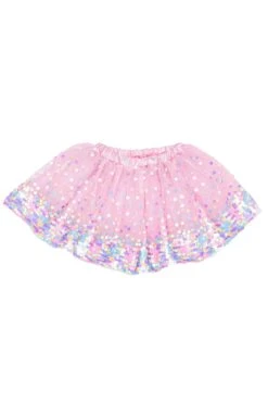 Neon Pink Party Fun Sequins Skirt | Great Pretenders(Neon Pink Party Fun Sequins Skirt Great Pretenders)