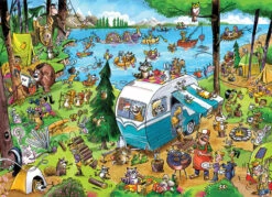 DoodleTown: Call Of The Wild Puzzle - 1000 Piece | Cobble Hill(Doodletown Call Of The Wild 1000 Piece Cobble Hill) -Curious Bear Toys Store 44512 Call Of The Wild 900x651 e37558a1 dd9f 49d1 9dc8 8b77f1f3e6b9
