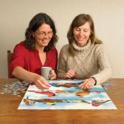 Birds On A Wire Puzzle - 500 Piece | Cobble Hill(Birds On A Wire 500 Piece Cobble Hill) -Curious Bear Toys Store 45046 Birds on a Wire lifestyle1 rgb 900x900 e6d6538c cf5c 4804 ba6e bc8d63b949c7