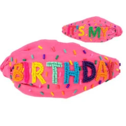 Beaded Birthday Headband | Mavi Bandz(Beaded Birthday Headband Mavi Bandz)