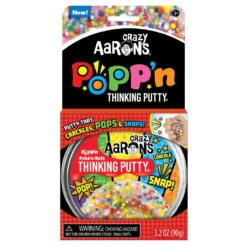 Popp'n Thinking Putty - Poke'n Dots - Thinking Putty Tin 4" | Crazy Aaron's(Poppn Thinking Putty)