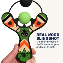 Mischief Maker® Slingshot | Mighty Fun(Mischief Maker® Slingshot Racing Mighty Fun) -Curious Bear Toys Store 5 kids slingshot mischief maker classic green real wood 295cd8a7 beee 419e b074 094273c79467