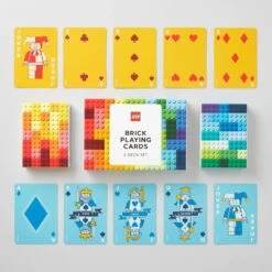 Chronicle Books LEGO Brick Playing Cards(Lego Brick Playing Cards) -Curious Bear Toys Store 5006906 alt11
