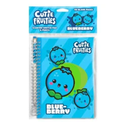 Cutie Fruities Sketch Pad W/Smencil - Blueberry | ScentCo(Cutie Fruities Sketch Pad W Smencil Blueberry Scentco)