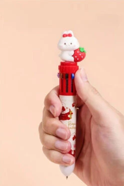 Rabbit 10 Color Retractable Ball Pen(Rabbit Retractable Ball Pen) -Curious Bear Toys Store 519388212a2802a502a5741a8c8f34053e08c19c94f5694caef8ab77d104819f