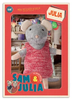 Dam Sam & Julia - Plush JULIA | The Mouse Mansion(Sam Julia Plush Julia)