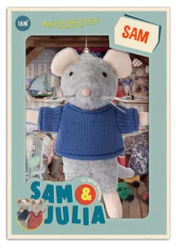 Dam Sam & Julia - Plush SAM | The Mouse Mansion(Sam Julia Plush Sam)