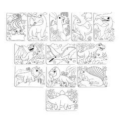 Undercover Art Hidden Pattern Coloring Activity-Dino Tales | OOLY(Undercover Art Hidden Pattern Coloring Activity Dino Tales Ooly) -Curious Bear Toys Store 529ae1a775f2fb70b39d78fe956e2359994260ab37e704d736b709825f6ee23c