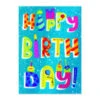MindWare Happy Birthday Glitter Lettering Card(Happy Birthday Glitter Lettering Card)
