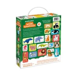 Puzzle Pairs Wild Animals | Banana Panda(Puzzle Pairs Wild Animals Banana Panda) -Curious Bear Toys Store 5902983492627 BOX2