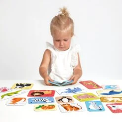 Puzzle Pairs Wild Animals | Banana Panda(Puzzle Pairs Wild Animals Banana Panda) -Curious Bear Toys Store 5902983492627 LS1